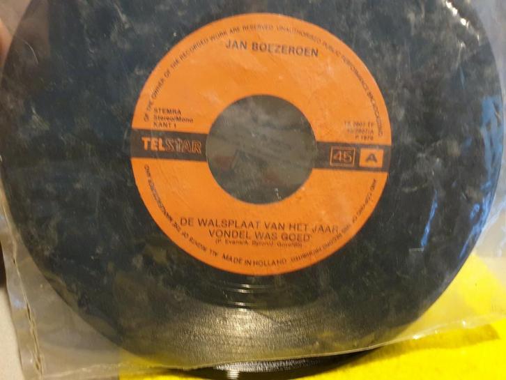 Jan Boezeroen- De walsplaat van het jaar Vondel was goed(x10, Cd's en Dvd's, Vinyl Singles, Nederlandstalig, Ophalen of Verzenden