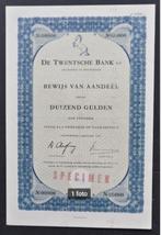 De Twentsche Bank (nu ABN AMRO) - 1963, 1950 tot 1970, Ophalen of Verzenden, Aandeel