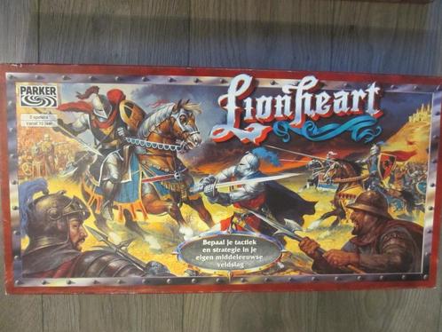 Lionheart - middeleeuwse veldslag, Hobby en Vrije tijd, Gezelschapsspellen | Bordspellen, Gebruikt, Een of twee spelers, Ophalen of Verzenden
