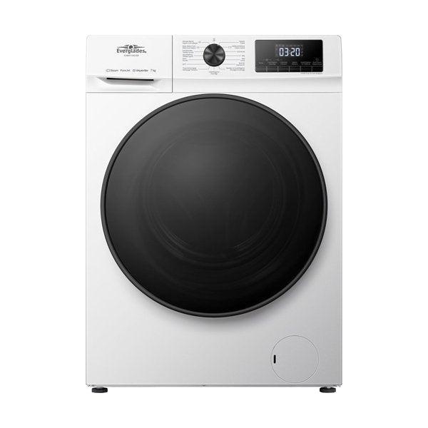 Everglades wasmachine EVWM71401AW, Witgoed en Apparatuur, Wasmachines, Nieuw, Voorlader, 6 tot 8 kg, 85 tot 90 cm, 1200 tot 1600 toeren