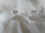 PICKWICK thee glazen, met koets, 2 strepen, vintage, Ophalen of Verzenden, Zo goed als nieuw, Borrel- of Shotglas