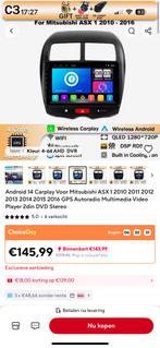 Android autoradio voor Mitsubishi ASX, Auto diversen, Autoradio's, Ophalen of Verzenden, Nieuw