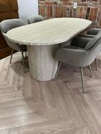 Travertin eettafel, Ophalen, Overige materialen, Nieuw, 50 tot 100 cm