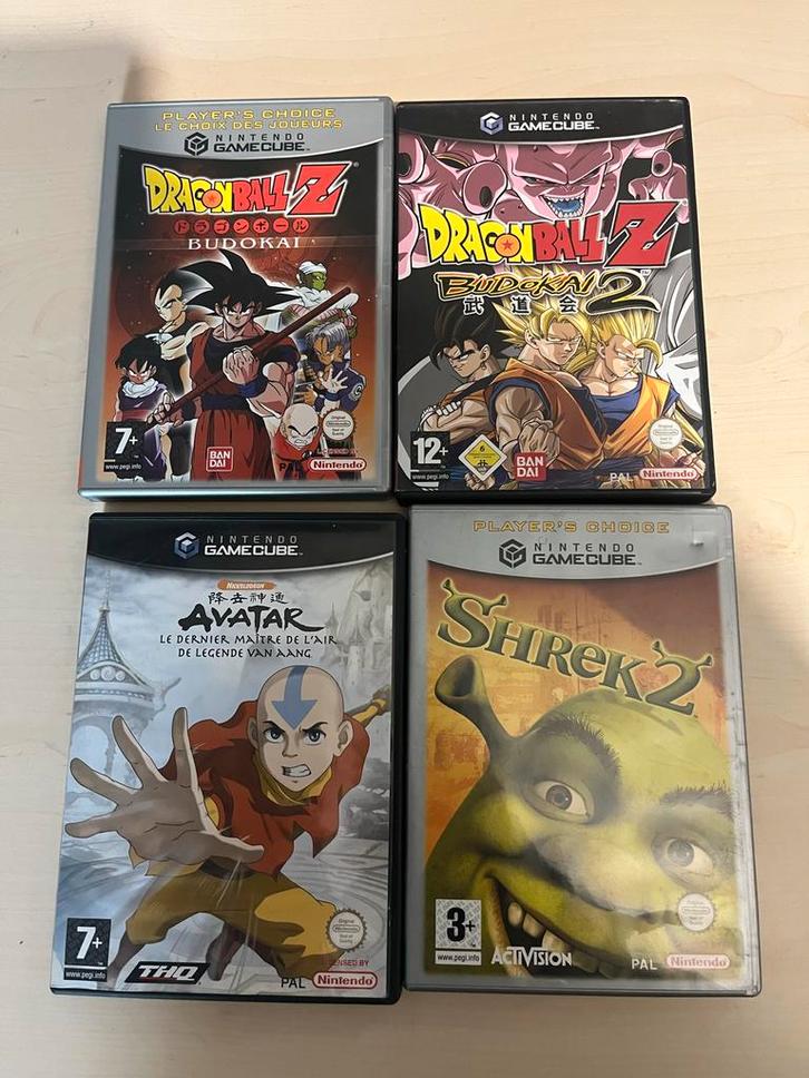 Gamecube Spellen - Dragonball, Avatar, Shrek, Spelcomputers en Games, Games | Nintendo GameCube, Gebruikt, Vechten, 2 spelers