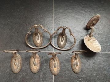 Vintage messing Franse badkamer accessoires  beschikbaar voor biedingen