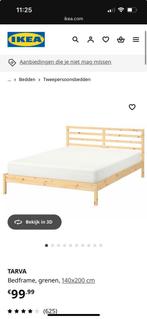bed ikea, Huis en Inrichting, Slaapkamer | Bedden, Ophalen, Eenpersoons, Wit, Zo goed als nieuw
