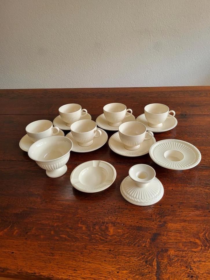Wedgwood Edme Servies - Kop en Schotels + Accessoires, Antiek en Kunst, Antiek | Keukenbenodigdheden, Ophalen of Verzenden