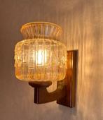 Sfeervolle vintage wandlamp,, Ophalen of Verzenden