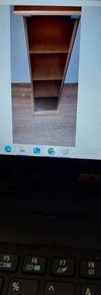 bied te  koop aan  grene dvd kast, Ophalen, Zo goed als nieuw, 25 tot 75 discs, Hout