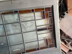 Oude Glas in Lood Deur, Gebruikt, 80 tot 100 cm, Binnendeur, Ophalen of Verzenden