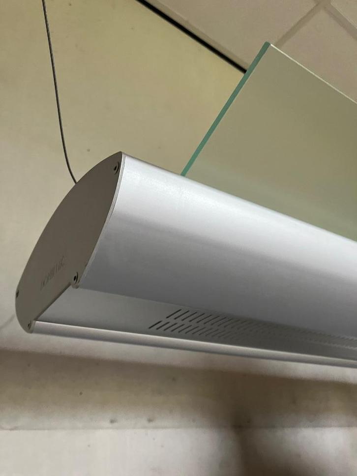 LAMP DOMILUX  design hanglamp, Huis en Inrichting, Lampen | Hanglampen, Zo goed als nieuw, 75 cm of meer, Glas, Kunststof, Metaal