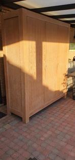 Zware solide eiken kast, Huis en Inrichting, Ophalen, Met plank(en), Gebruikt, 200 cm of meer