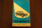 Simca 900 & 1000 1961 - 1963 vraagbaak, Auto diversen, Handleidingen en Instructieboekjes, Ophalen of Verzenden
