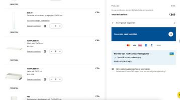 IKEA PAX kledingkast wit met spiegeldeuren + lades & planken - afbeelding 4