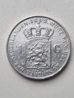 1 gulden 1892 wilhelmina langhaar, Ophalen of Verzenden, Koningin Wilhelmina, 1 gulden, Zilver