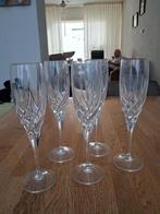 5kristallen champagne glazen, Ophalen of Verzenden