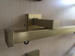 Wandsteun 9 cm Wepro Carré messing glad rail carre, Huis en Inrichting, Ophalen of Verzenden, Nieuw, Wepro rail