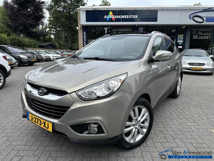 Hyundai ix35 2.0i Automaat 4WD i-Catcher Leder|Navi|Panorama, Auto's, Hyundai, Bedrijf, Te koop, iX35, 4x4, ABS, Achteruitrijcamera