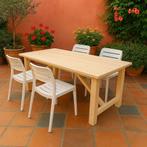 Tuintafel van steigerhout 200cm incl nano-coating, Ophalen of Verzenden, Nieuw, Rechthoekig, Hout