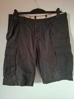 Korte broek. H&M LOGG. Maat 34. Taillemaat: 90 cm. Antraciet, Kleding | Heren, Ophalen of Verzenden, Zo goed als nieuw, Zwart