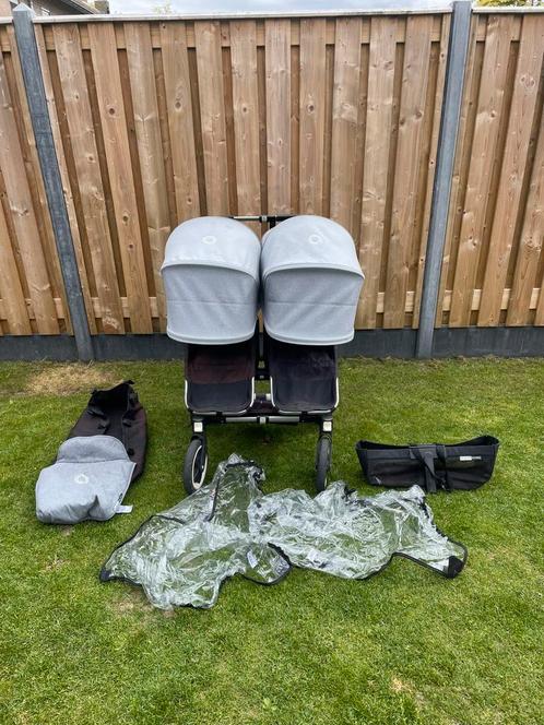 Bugaboo Donkey Duo tweelingen, Kinderen en Baby's, Kinderwagens en Combinaties, Gebruikt, Kinderwagen, Bugaboo, Duowagen, Luchtbanden