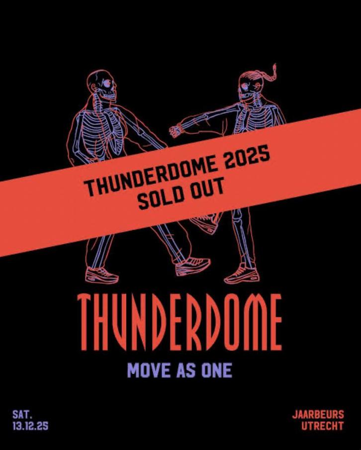 Thunderdome 2025, Tickets en Kaartjes, Evenementen en Festivals, Eén persoon