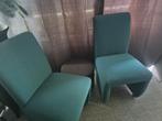 Eetkamer stoelen, Huis en Inrichting, Ophalen, Twee, Blauw, Zo goed als nieuw