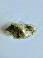 Groene toermalijn in kwarts, Ophalen of Verzenden, Mineraal