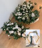 Bruiloft bloemen corso op boog backdrop trouwerij, Ophalen of Verzenden, Versiering, Geboorte of Huwelijk