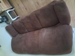 3 zits bank bruin, Ophalen, Gebruikt, Driepersoons, 75 tot 100 cm