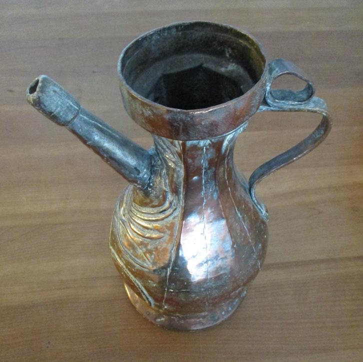 Oude koperen kan, Antiek en Kunst, Antiek | Koper en Brons, Koper, Ophalen