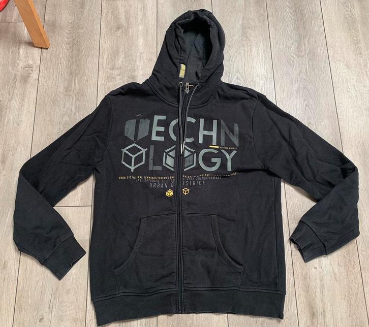 Leuk zwart vest van Urban District (Maat XL), Kleding | Heren, Truien en Vesten, Gedragen, Maat 56/58 (XL), Zwart, Verzenden