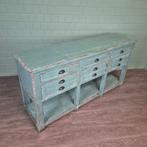 27178 Dressoir Sideboard Massief Hout 1,80 m, 150 tot 200 cm, Nieuw, Ophalen of Verzenden, Met lade(s)