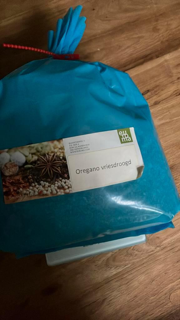 Zak oregana gevriesdroogd, Huis en Inrichting, Keuken | Keukenbenodigdheden, Zo goed als nieuw, Ophalen of Verzenden