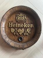 Heineken bord houtlook, Verzamelen, Biermerken, Ophalen of Verzenden, Gebruikt, Reclamebord, Plaat of Schild, Heineken