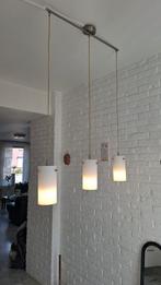 Hanglamp met 3 lichten, Ophalen, Gebruikt, Glas, Modern