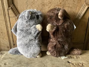 Nieuw set Bukowski knuffel bevers JOJO & TITI beschikbaar voor biedingen