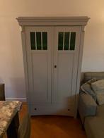 Lichtgrijze Kledingkast - Opgeknapt!, Huis en Inrichting, Kasten | Kledingkasten, Overige materialen, 100 tot 150 cm, Ophalen of Verzenden