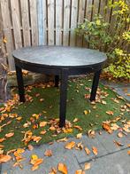 Ronde tafel uitschuifbaar 115cm, Huis en Inrichting, Tafels | Eettafels, Ophalen, Gebruikt, Rond, 100 tot 150 cm