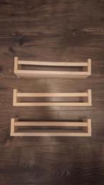 3 IKEA BEKVÄM Kruidenrekjes / Houten Plankjes, Ophalen of Verzenden, Zo goed als nieuw