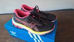 Asics hardloopschoen maat 39.5 zwart-roze, Ophalen of Verzenden, Gebruikt, Hardloopschoenen, Asics