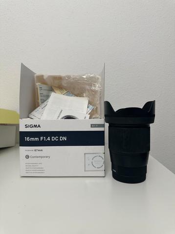 SIGMA 16mm f/1.4 DC DN (CANON) beschikbaar voor biedingen