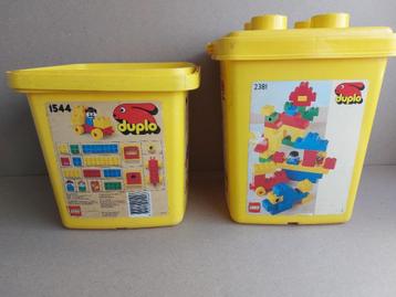 Duplo / lego opbergemmers met draaghandvat beschikbaar voor biedingen