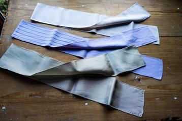 div haar linten - beige, goudkleuren lila paars met streepje beschikbaar voor biedingen