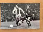 Org z/w foto Johan Cruijff finale Ajax-Inter Milan 31-5-1972, Verzenden, Nieuw, Ajax, Poster, Plaatje of Sticker