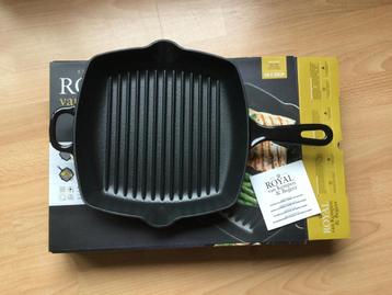 Royal Van Kempen & Begeer - Gietijzer Grillpan - 26 cm Nieuw beschikbaar voor biedingen