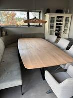 Eettafel deens ovaal, Huis en Inrichting, Ophalen, 100 tot 150 cm, Eikenhout, 200 cm of meer