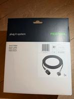 Nieuw Festool Plug it kabel elk pak 3 stuks van 4 meter lang, Doe-het-zelf en Verbouw, Ophalen of Verzenden, Nieuw, Detector, Sensor of Melder