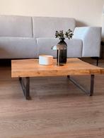 Houten salontafel, Huis en Inrichting, Ophalen, 100 tot 150 cm, 50 tot 100 cm, Zo goed als nieuw