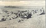 Oostvoorne aan zee strandvermaak met radarboot, Ophalen of Verzenden, Voor 1920, Gelopen, Zuid-Holland